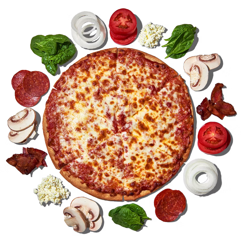 Mellow Mushroom build your own gluten-free pizza